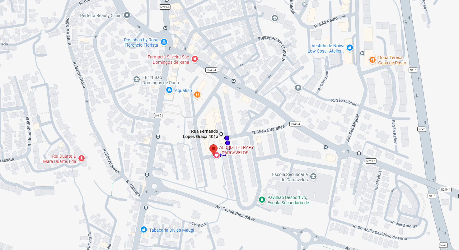 mapa Aldbiz Therpay Carcavelos